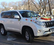 Автомобиль Прадо 2016 г.в (на свадьбу)